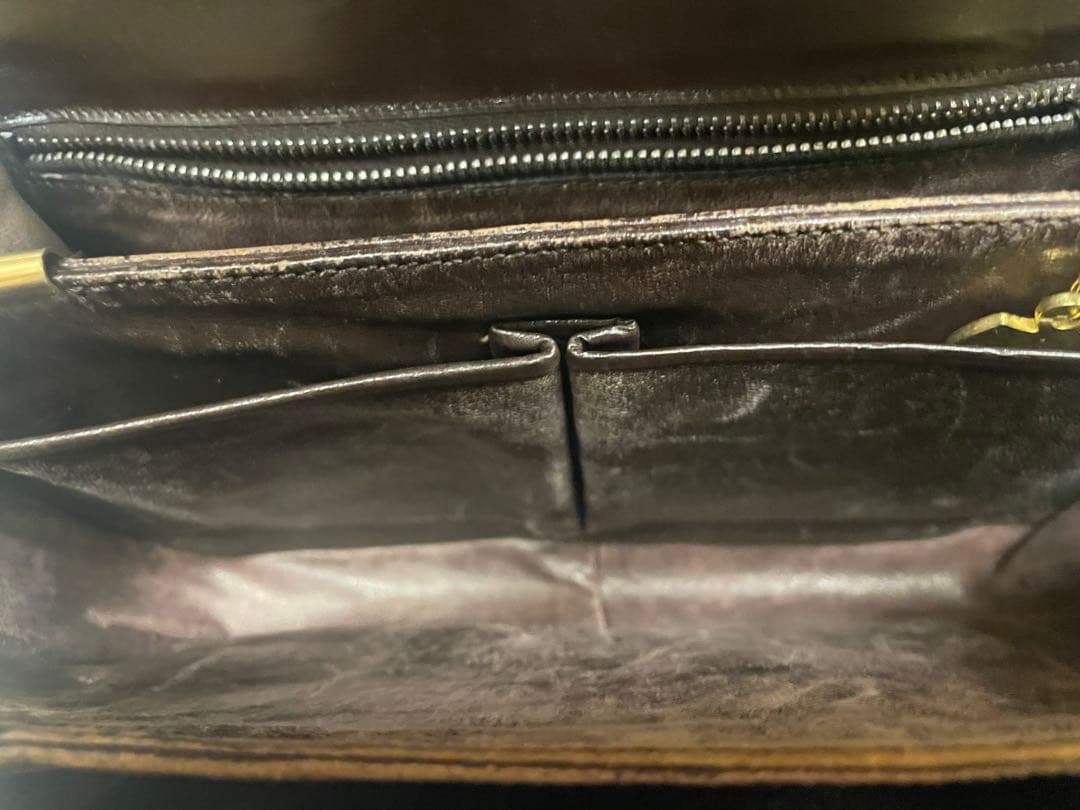 セリーヌ CELINE ホースビット レザー ショルダーバッグ ヴィンテージ