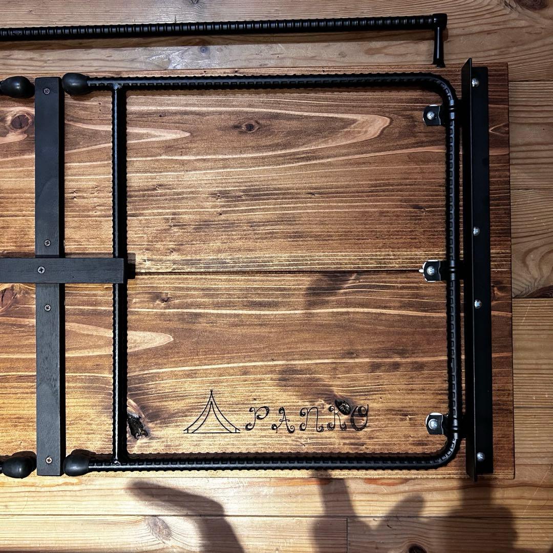 No.564 アイアンローテーブル オルテガテーブル　ネイティブ柄