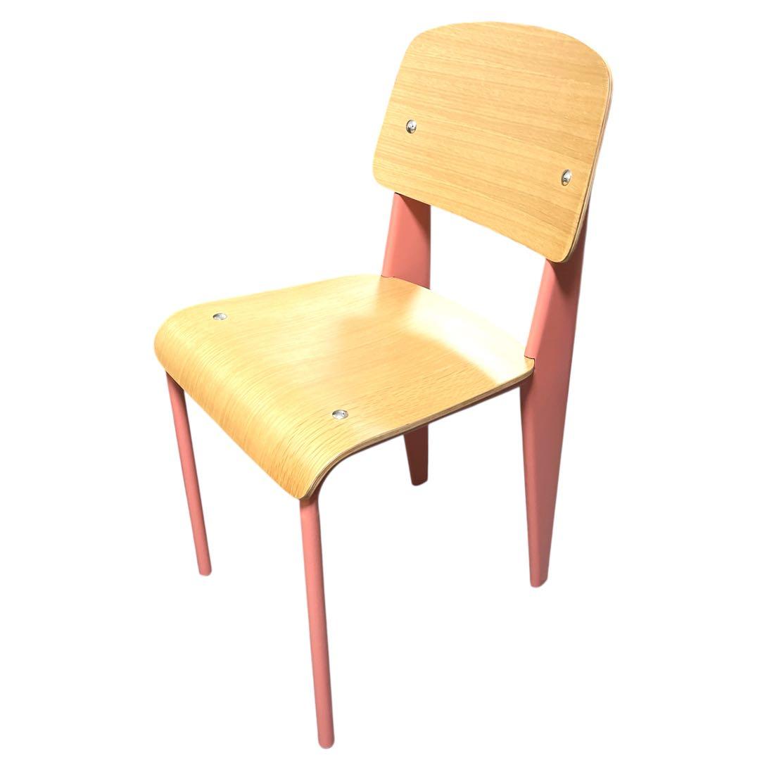 【希少】美品 Jean Prouve スタンダードチェア リプロダクト ピンク