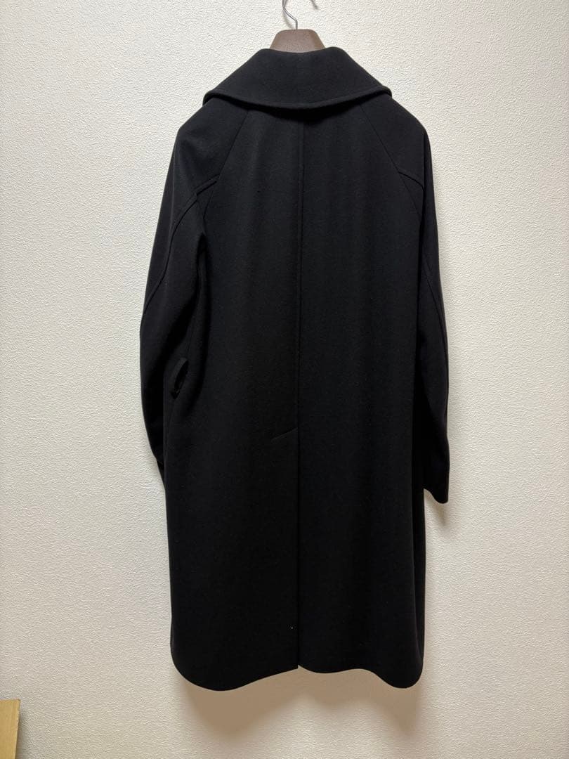 【新品】HEVOコート BRINDISI ベルテッドコート（ブラック）44