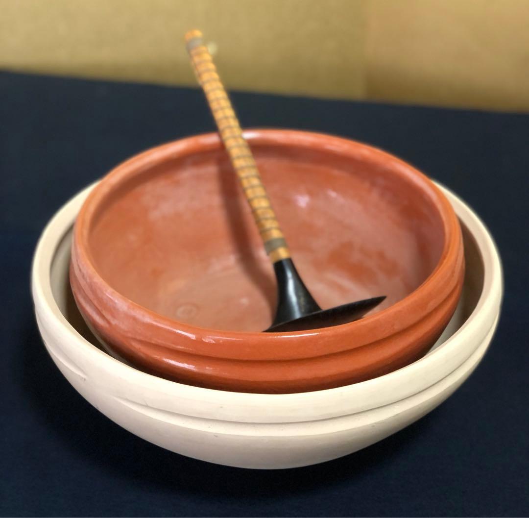 割引❗️《R》茶道具 半田焙烙セット 赤楽 巴半田 桂 底取 251222か2