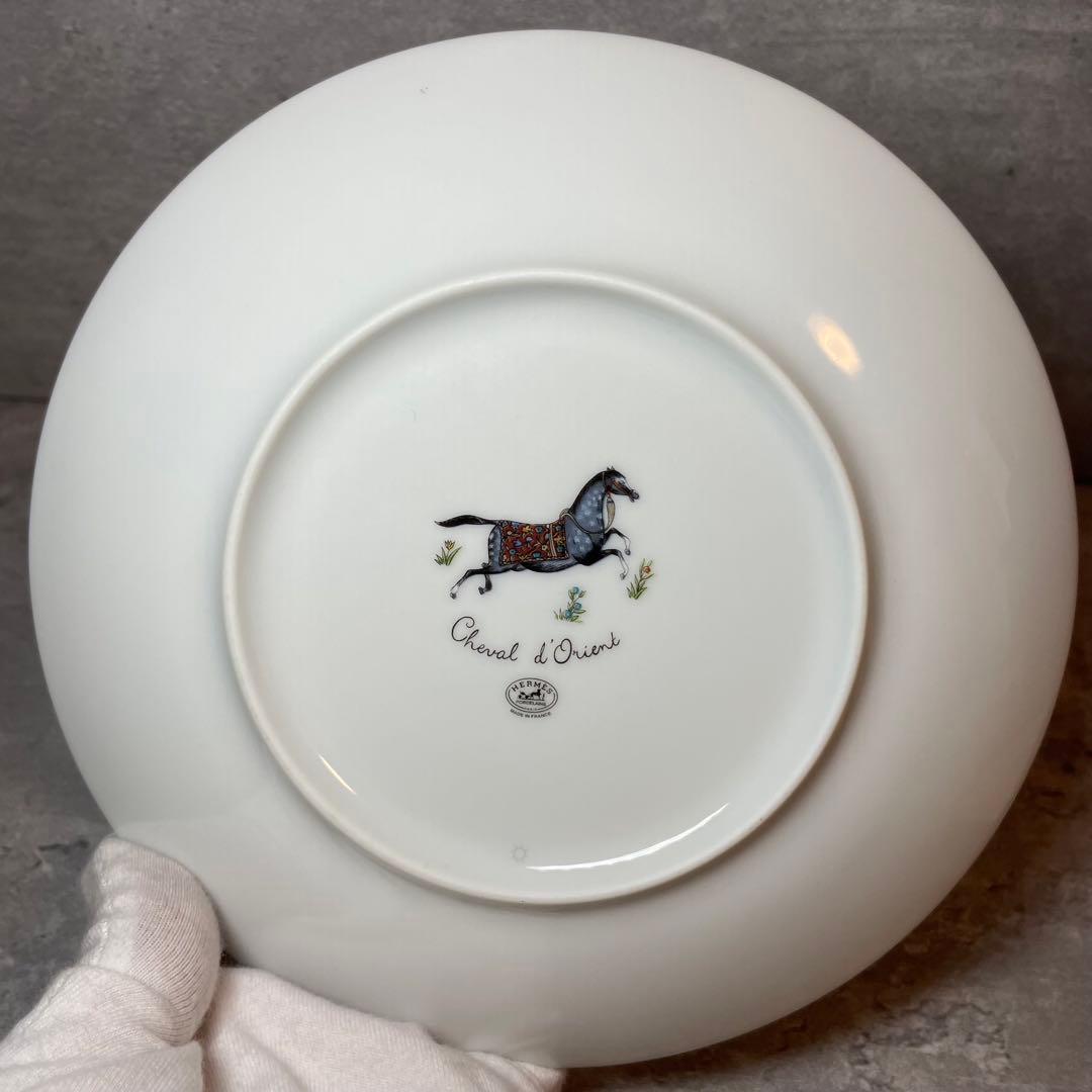 【極美品】エルメス HERMES 皿 陶器 シュヴァルドリアン 馬柄プレート2枚