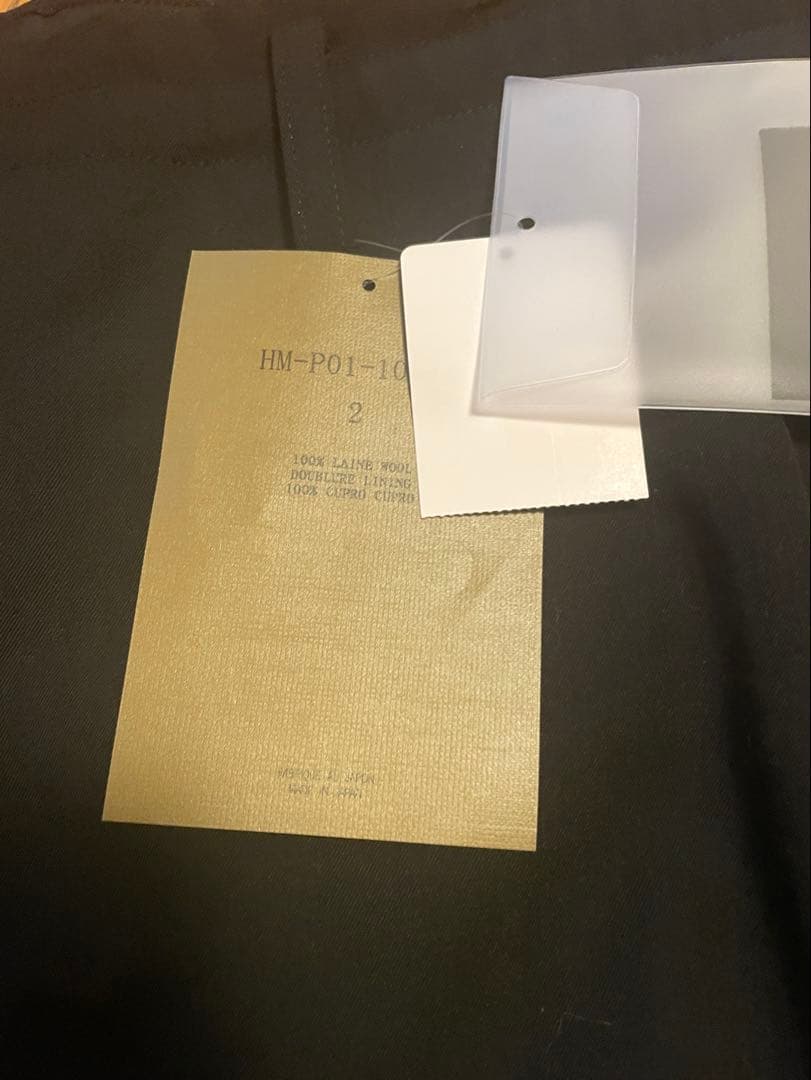 新品　2025-26AWヨウジヤマモトプールオム　ウールギャバ　サルエルパンツ