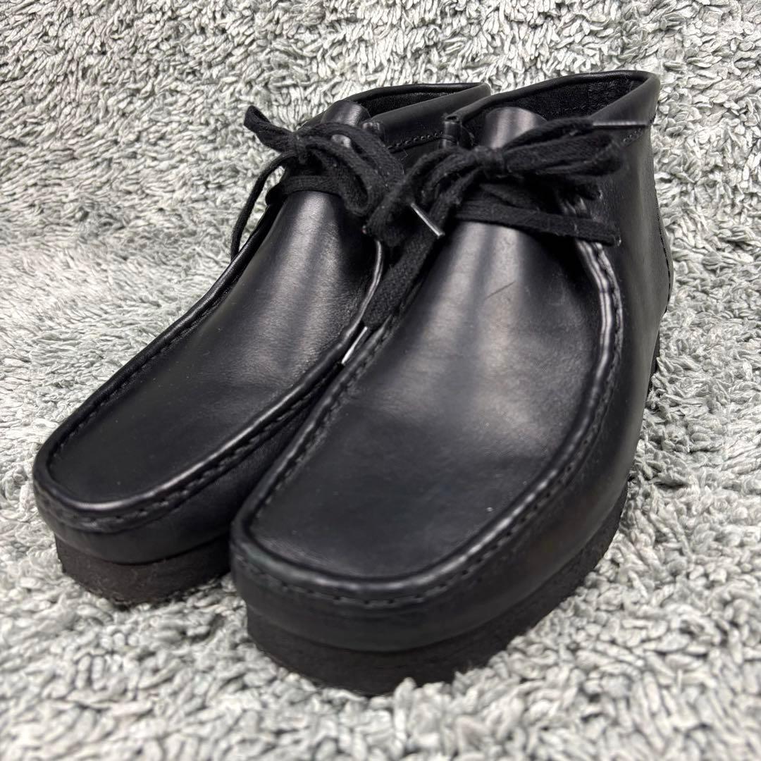 ✨極美品✨クラークス Clarks ワラビー オールレザー【25.5】ブラック