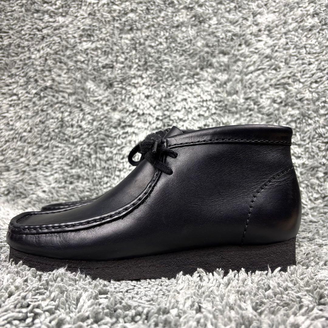 ✨極美品✨クラークス Clarks ワラビー オールレザー【25.5】ブラック