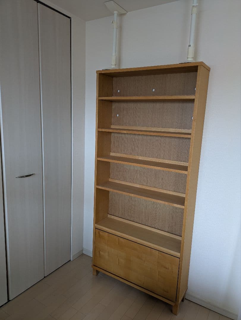 木製収納　棚　本棚　無印良品