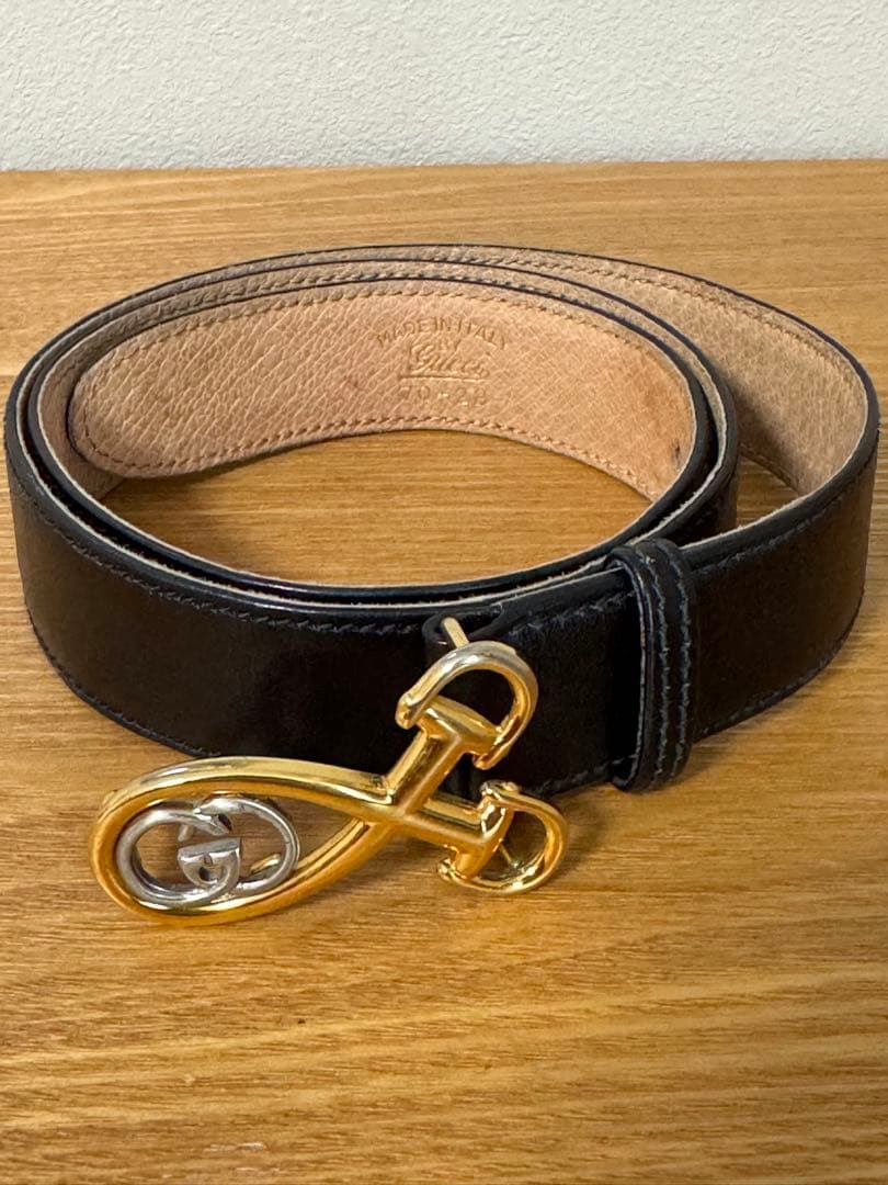GUCCI ビンテージ オールドグッチ レザー ベルト