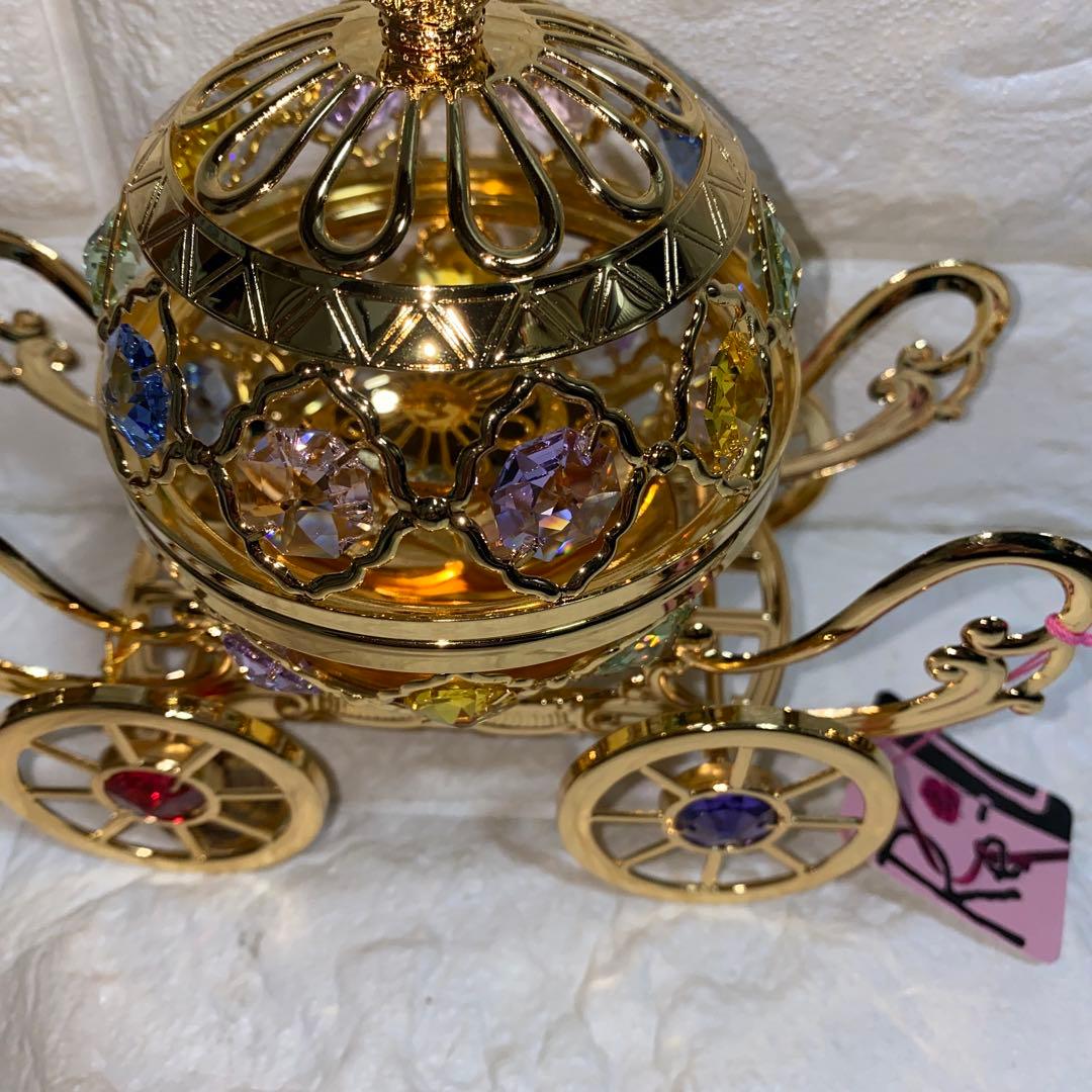 新品未使用 SWAROVSKI スワロフスキー 馬車小物入れ