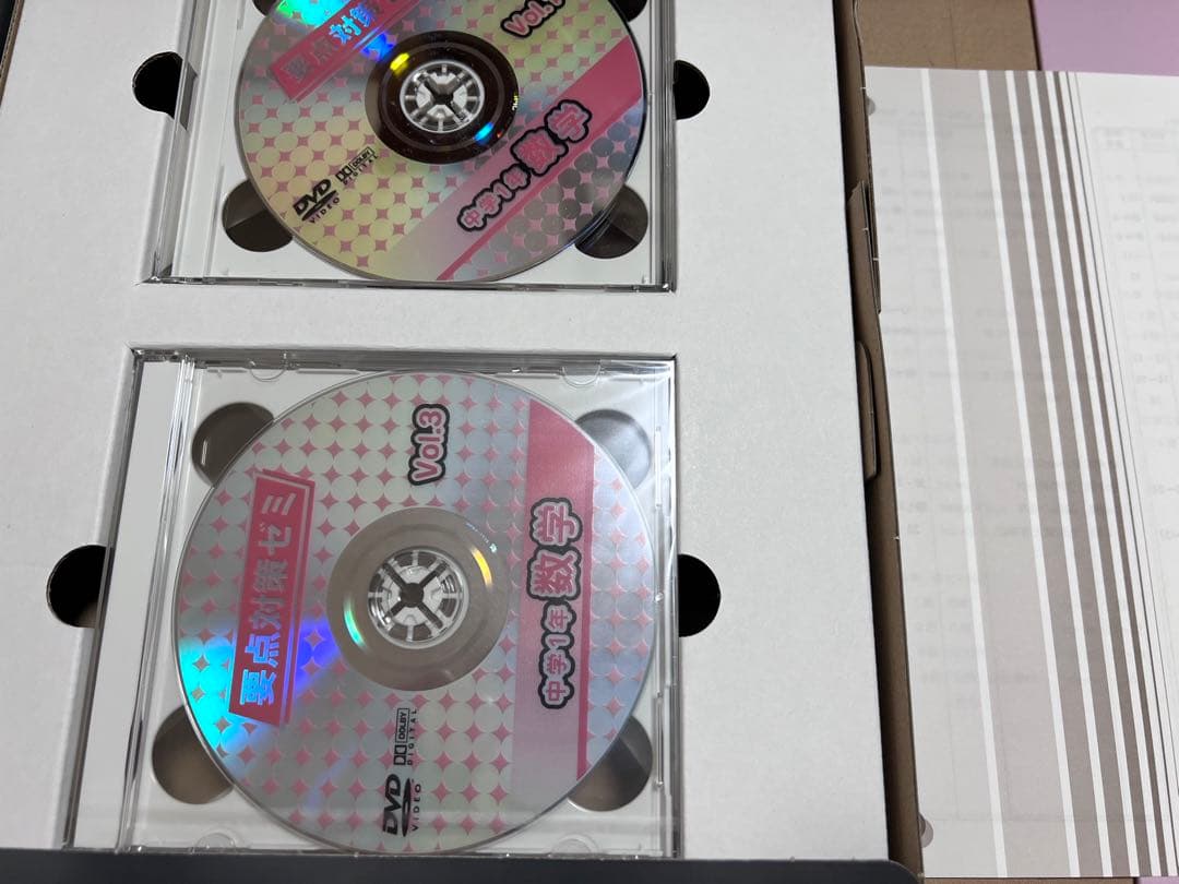 エフォート　要点対策ゼミ　中学生1〜3年生　数学　DVD