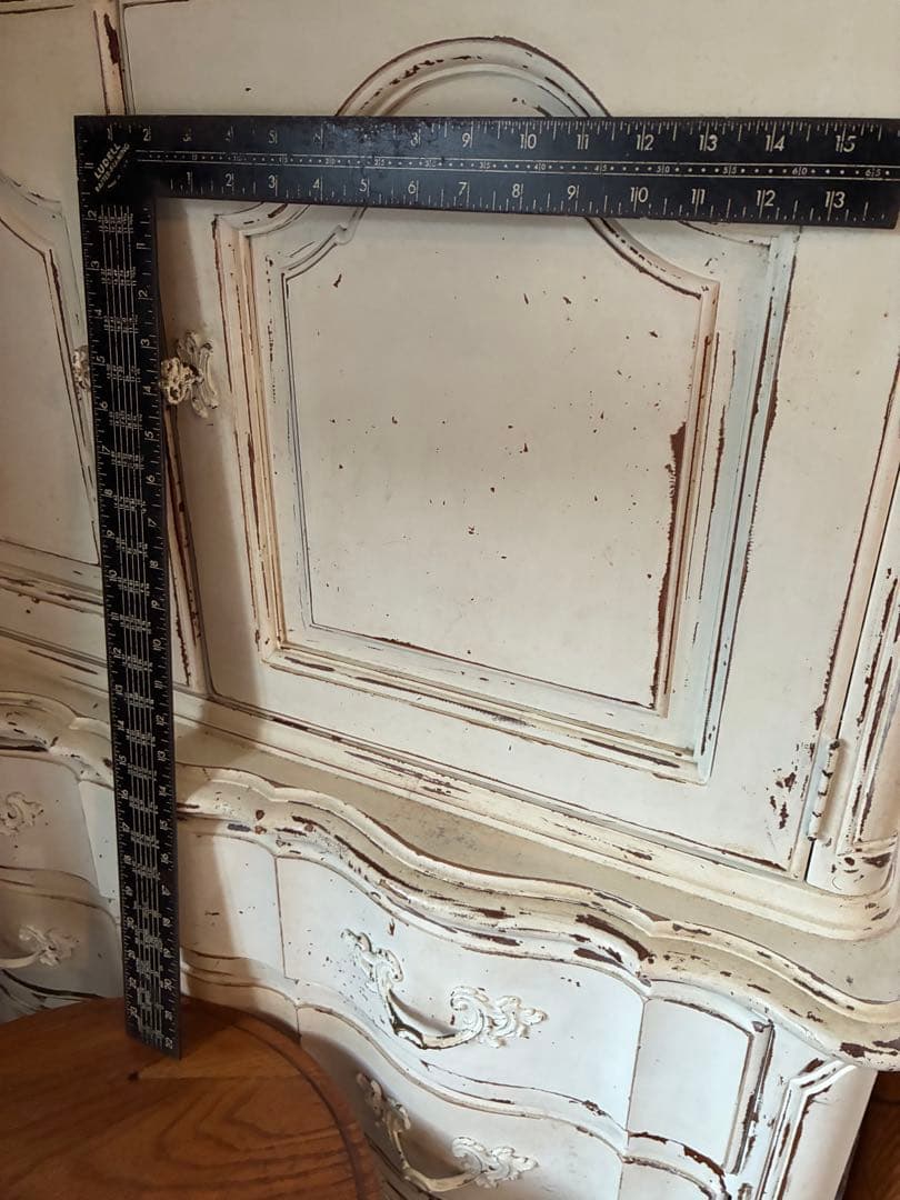 アンティーク　L字　スケール　ルーラー　定規LUDELL 建築家　大工　特大レア