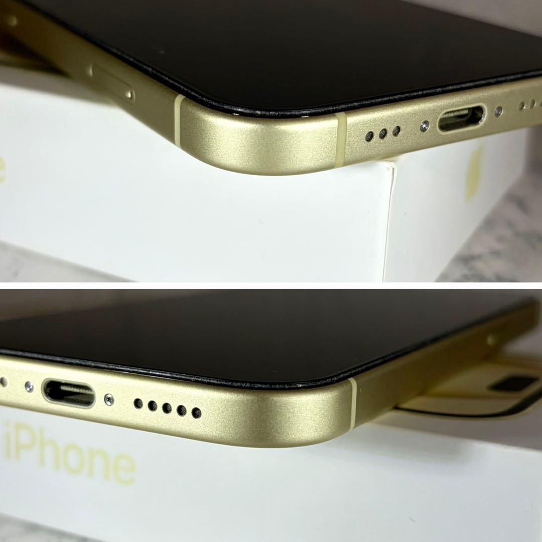 美品　Apple iPhone15 イエロー　128GB