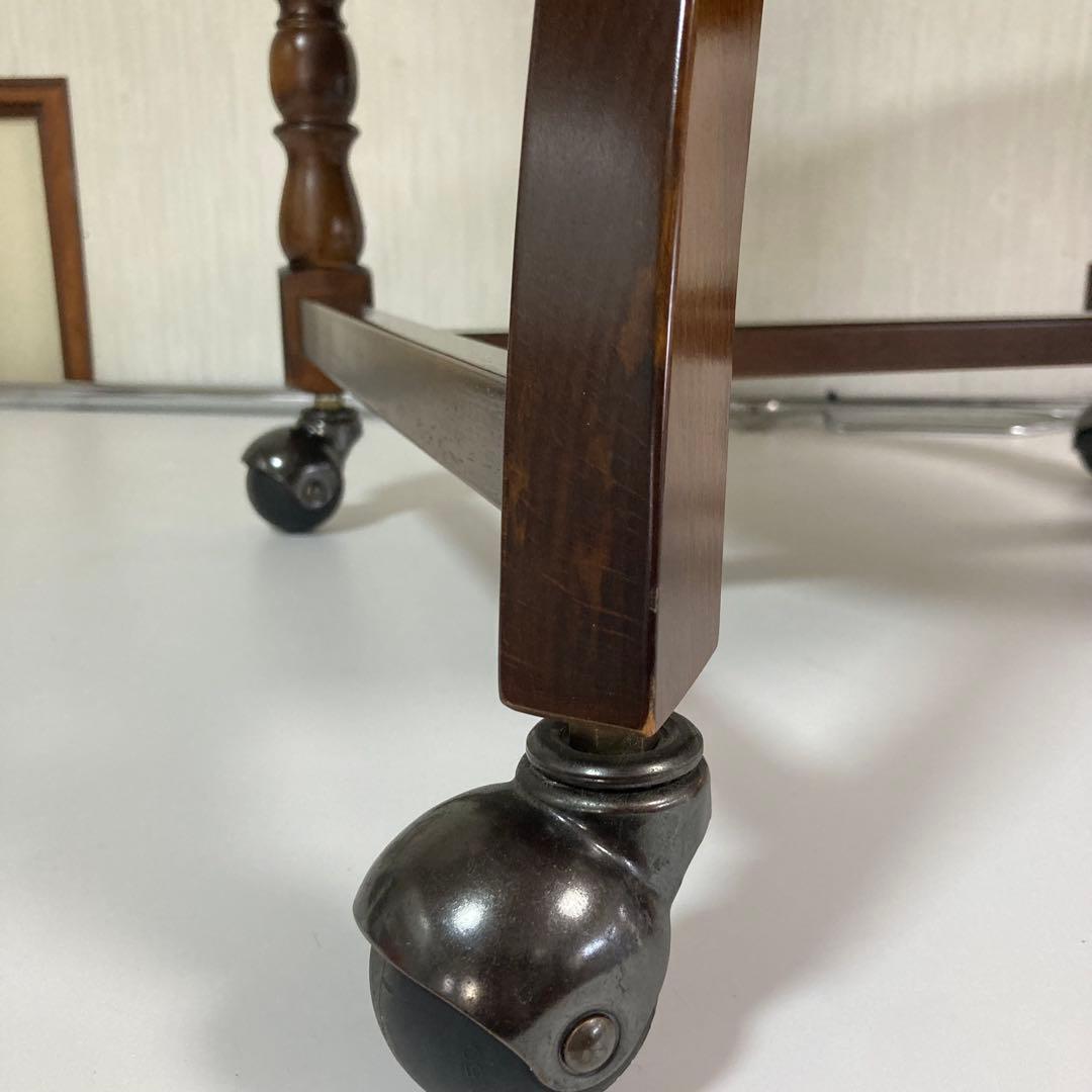 カリモク コロニアル アームチェア 椅子 1人がけ キャスター付き