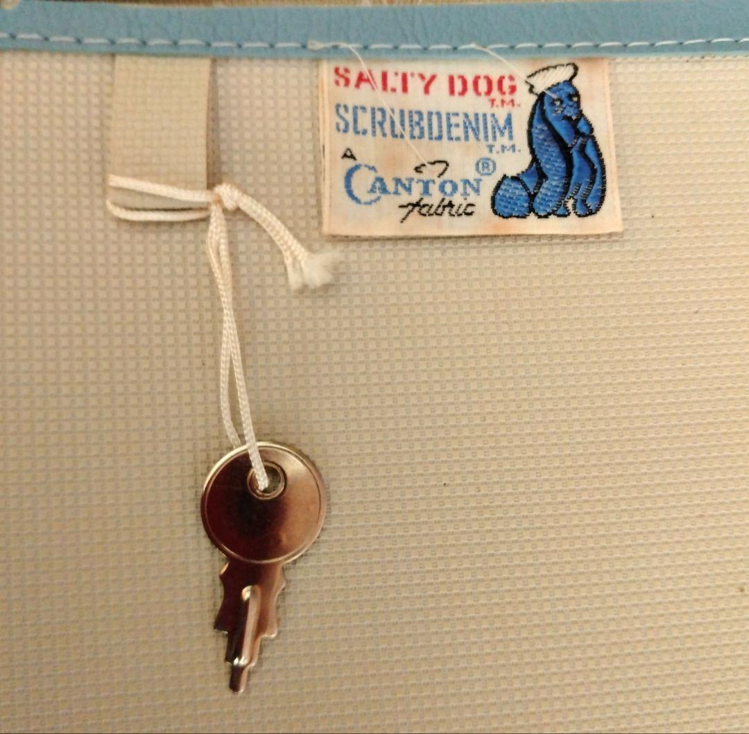 【CANTON】キャリーケース　キャリーバッグ　ボストンバッグ　鍵付　昭和レトロ