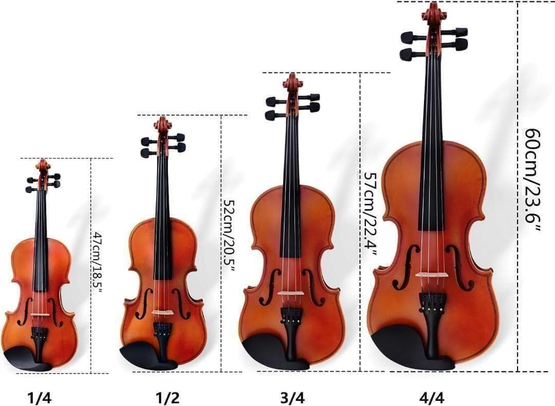 M2306-123-90】バイオリン 3/4 初心者セット ヴァイオリン 弓2本