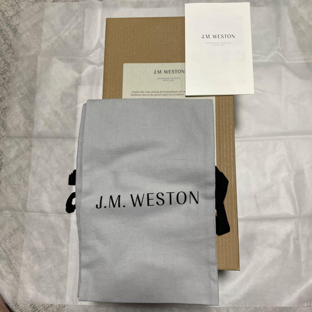 【未使用品(新品)】J.M.ウエストン ゴルフ Cウィズ ブラックボックスカーフ
