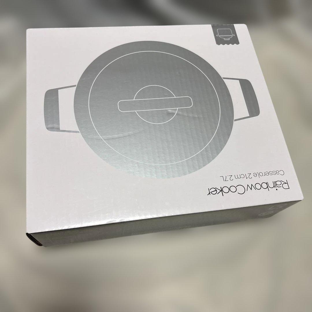 未使用　タッパーウェア　レインボークッカー　プレミアム　21cm 浅なべ