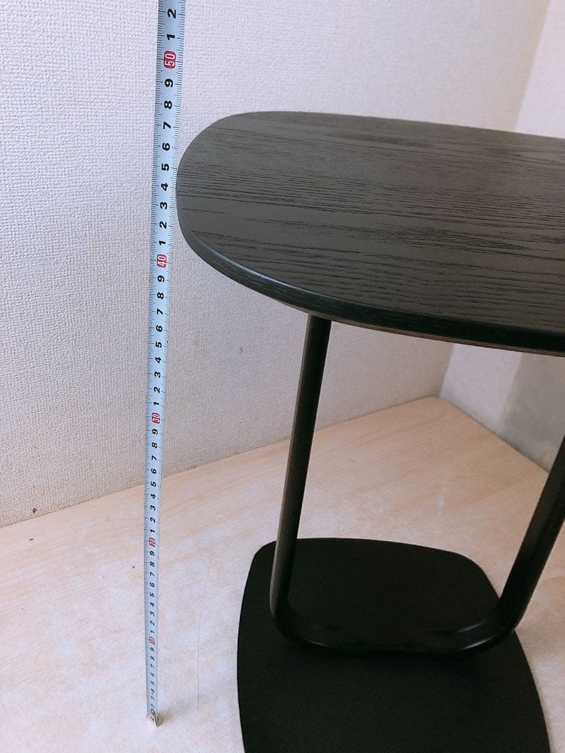 ⑦未使用★東谷 サイドテーブル ブラック TEC-84BK 机 インテリア家具