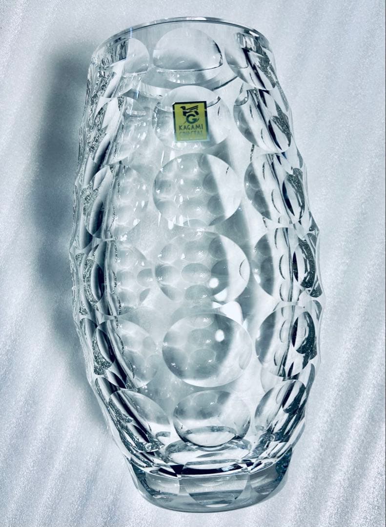 各務クリスタル　フラワーベース 花瓶　②