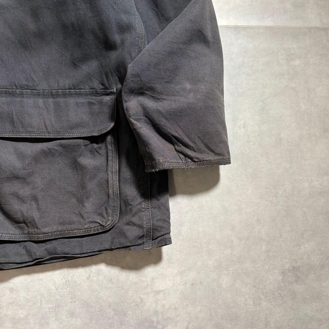 古着 90s J.CREW 巨人タグ ハンティングジャケット ハーフコート 黒