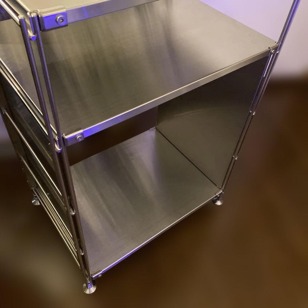 無印良品 ステンレスユニットシェルフ 小 幅58cmインナーパネル付