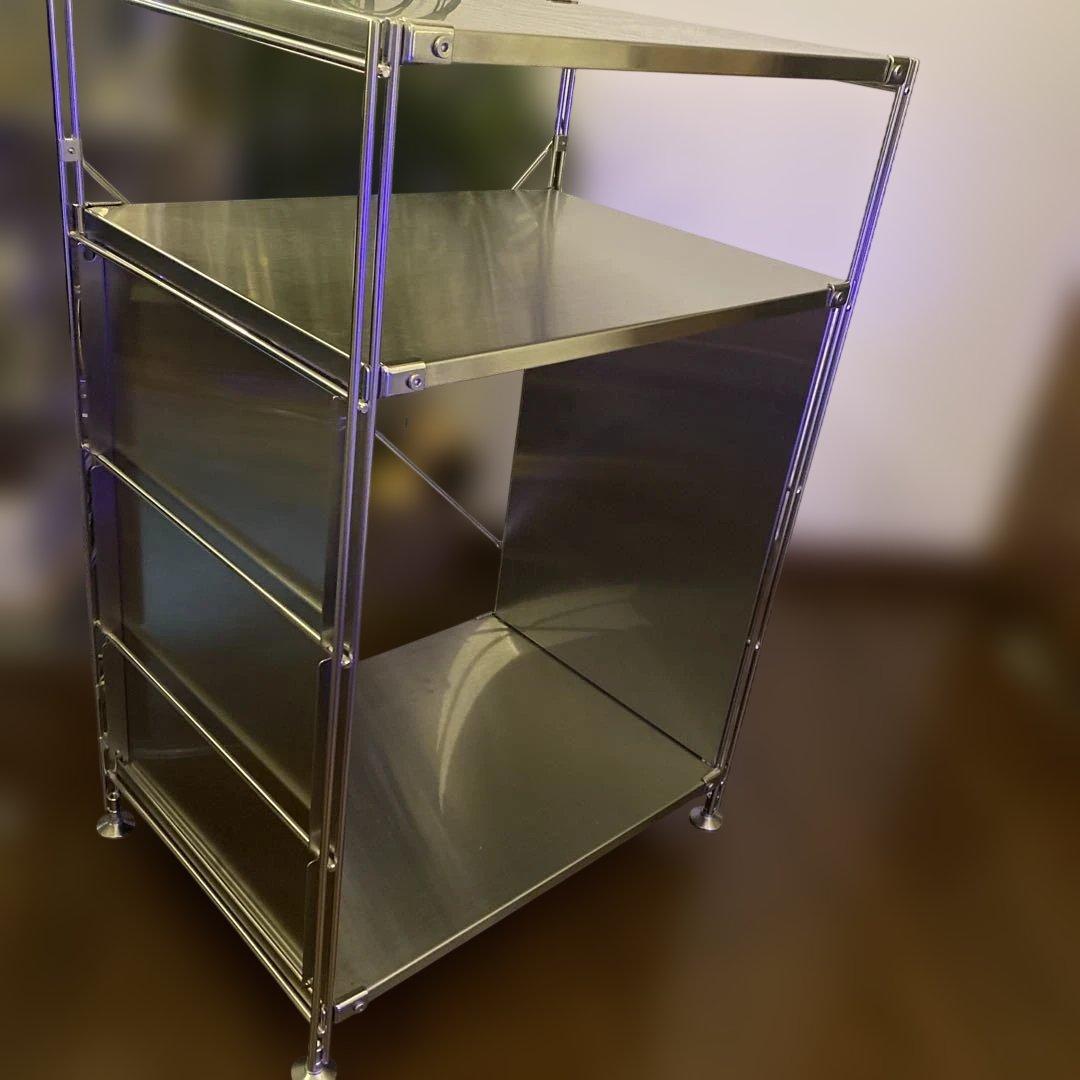 無印良品 ステンレスユニットシェルフ 小 幅58cmインナーパネル付