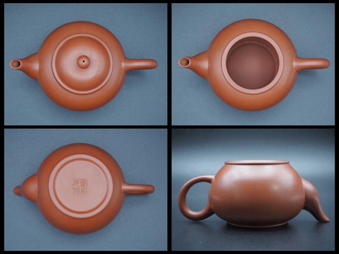 中国 紫砂壺 朱泥 旭隆茗壺 時代物