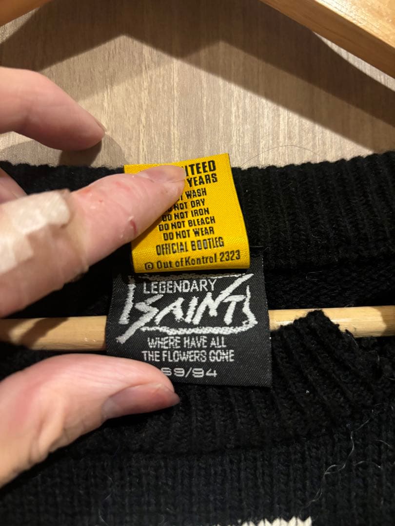 SAINTMICHAEL/セントマイケル/KLF CREW NEECK KNIT