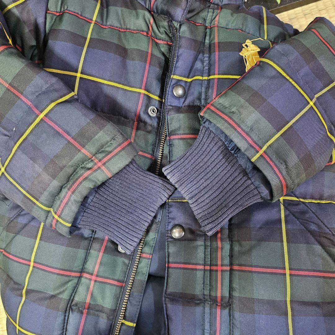 POLO RALPH LAUREN チェック ダウンジャケット 110