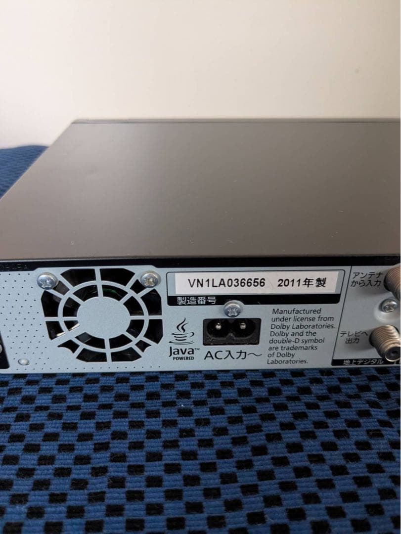 【ラスト値下げ】Panasonic ブルーレイレコーダー リモコン付き