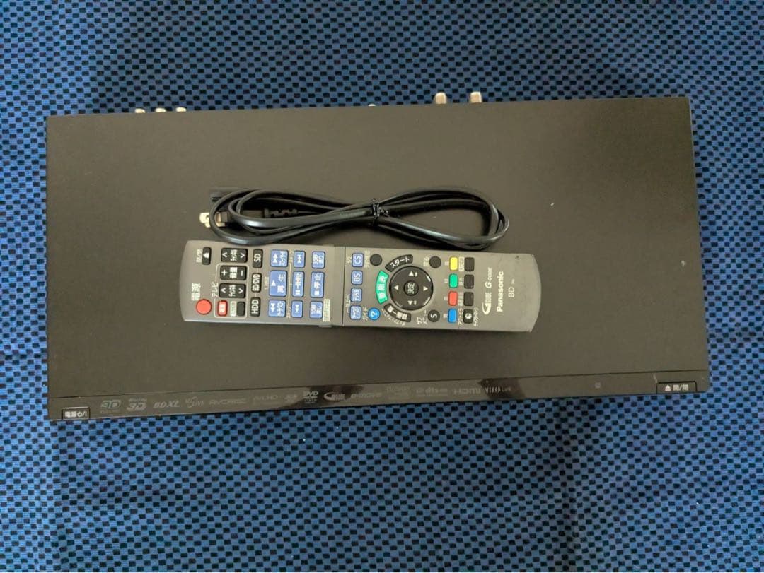 【ラスト値下げ】Panasonic ブルーレイレコーダー リモコン付き