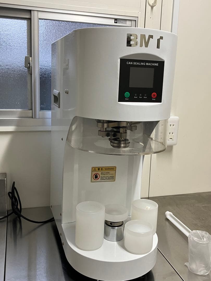 BMT 缶シーリングマシン　自動　スイーツ　ジュース　夏祭り　カフェ