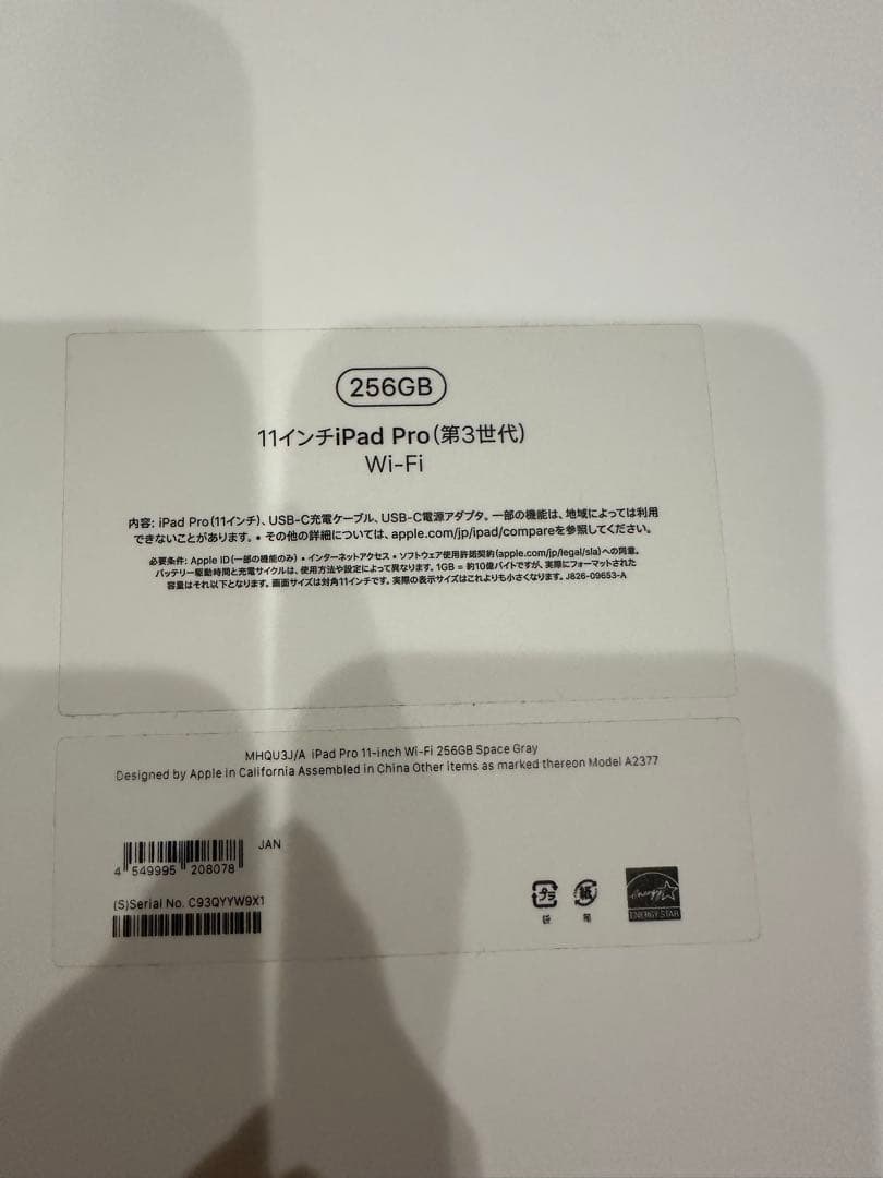 Apple iPad Pro 第３世代　256GB