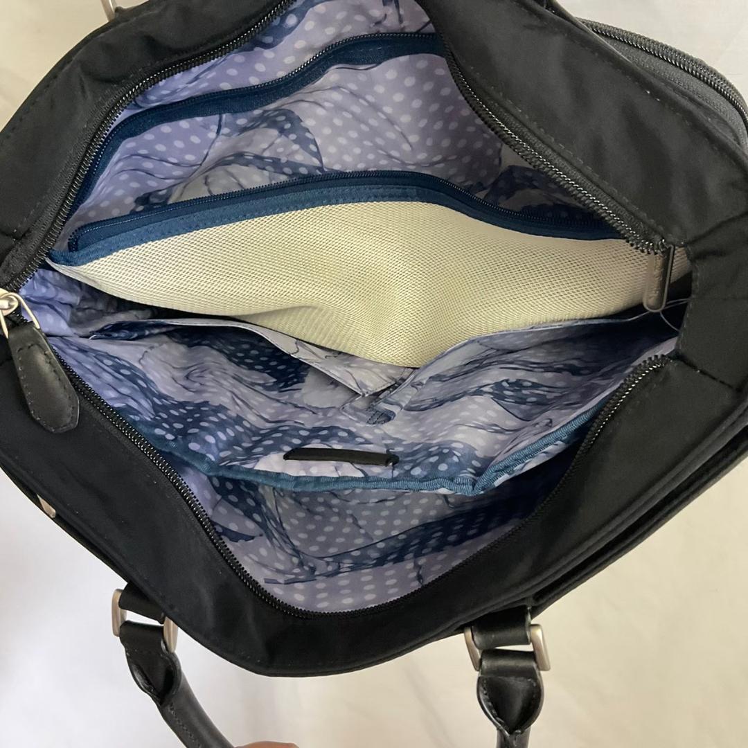 Paul Smith ビジネスバッグ パンチング レザーデザイン ナイロン