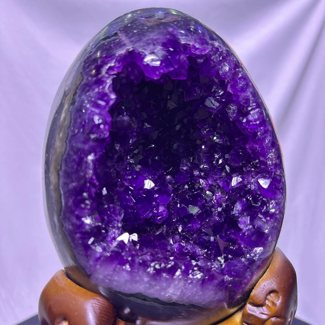 【魅兎】ウルグアイ産 アメジストのドーム ご購入前に在庫確認必要D.58