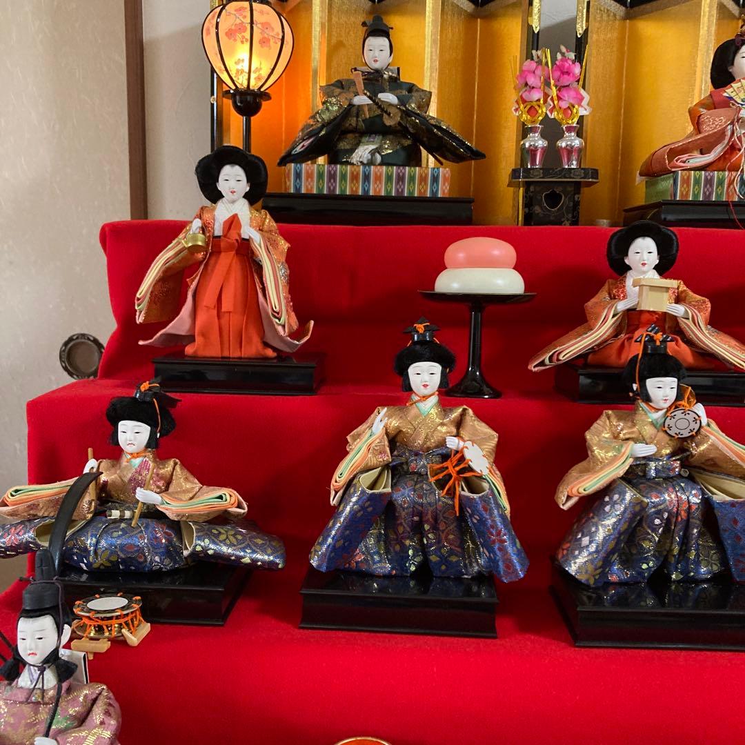 秀月 雛人形 日本人形 七段飾り 桃の節句 雛祭り セットNo.①