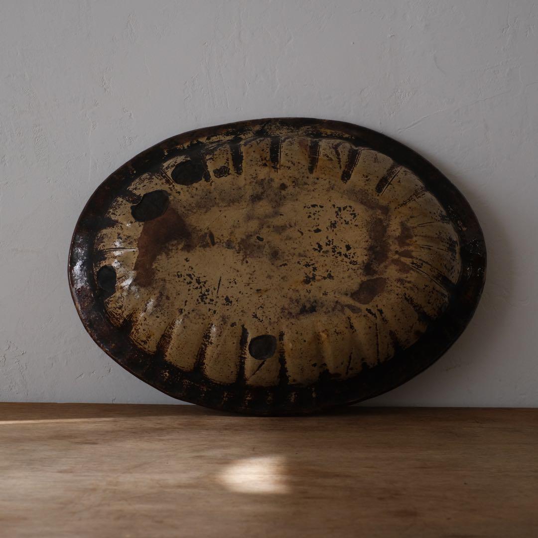 フランスアンティーク　オーバルプレート　南仏