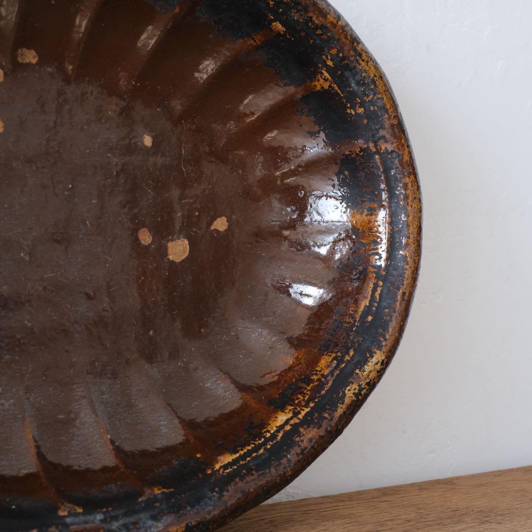 フランスアンティーク　オーバルプレート　南仏