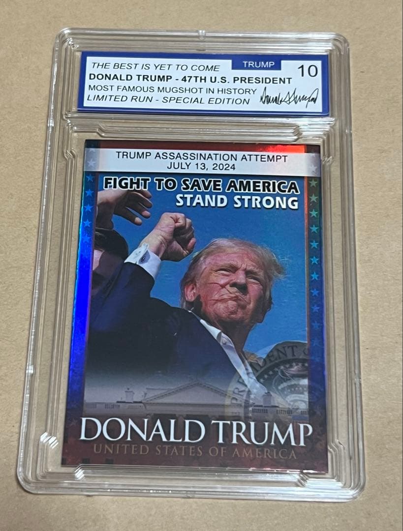 ドナルド・トランプ　ケース入り トレーディングカード