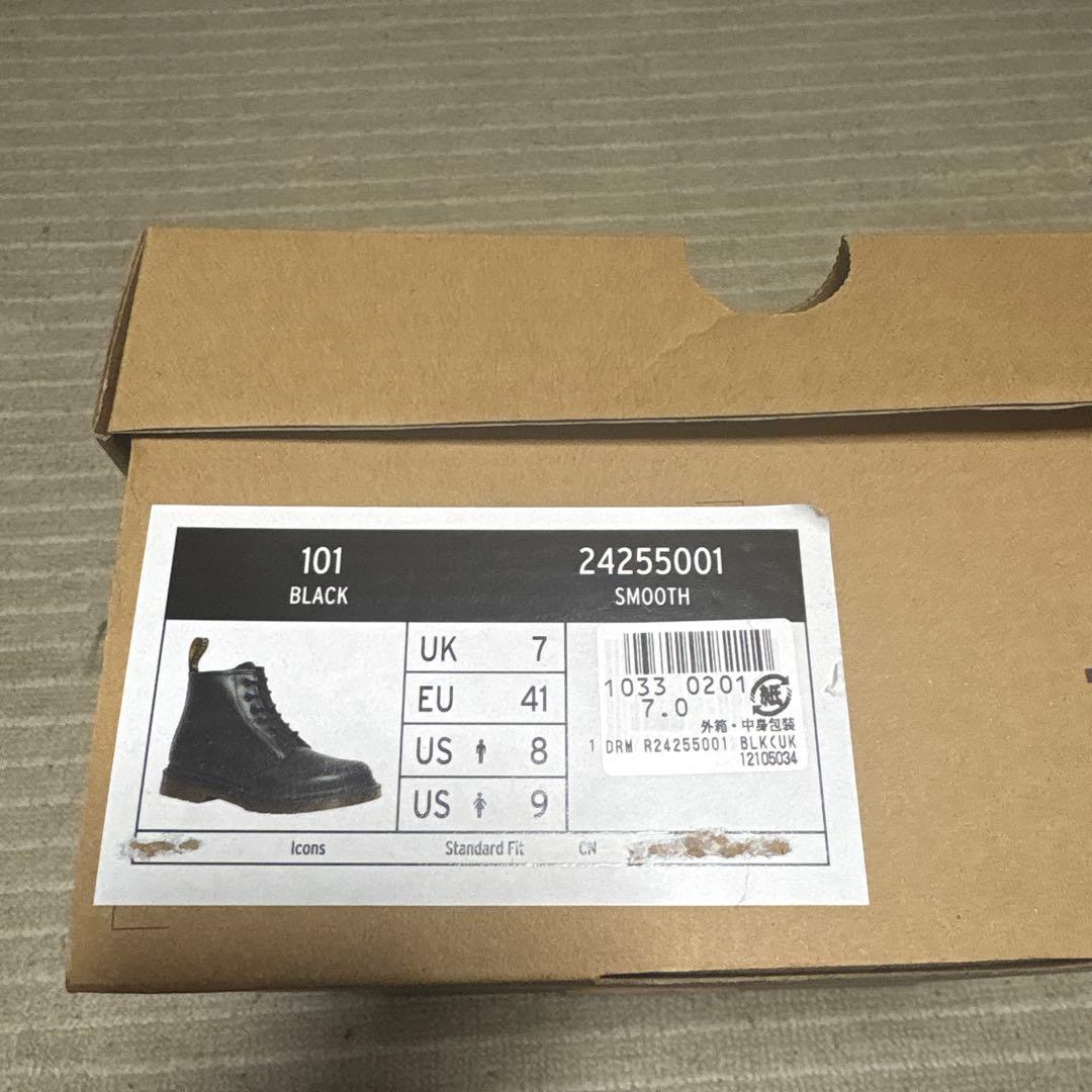 【美品】Dr. Martens ブラック レースアップブーツ