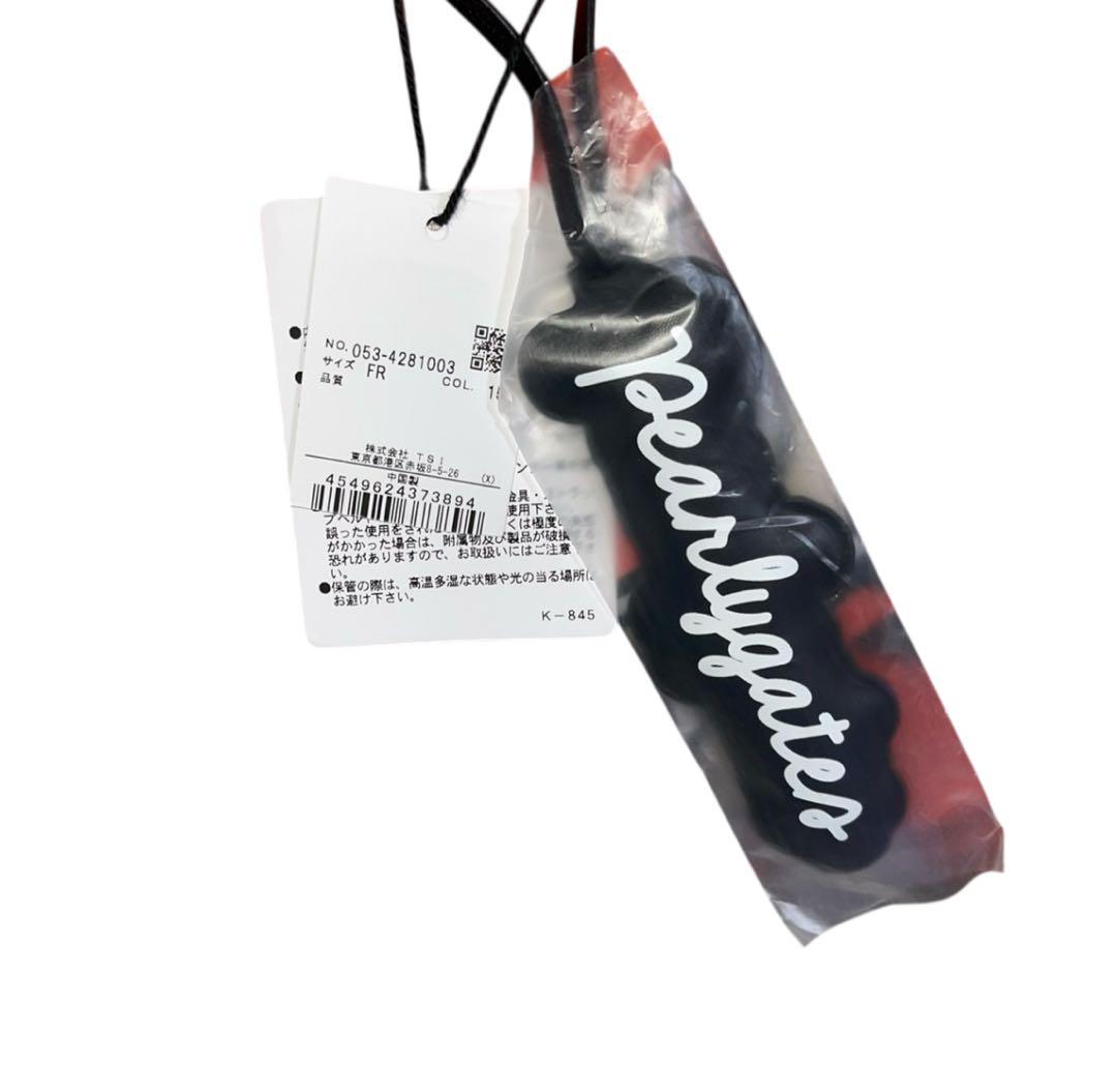 希少 PEARLY GATES オレンジ系 グラフィック 小型バッグ