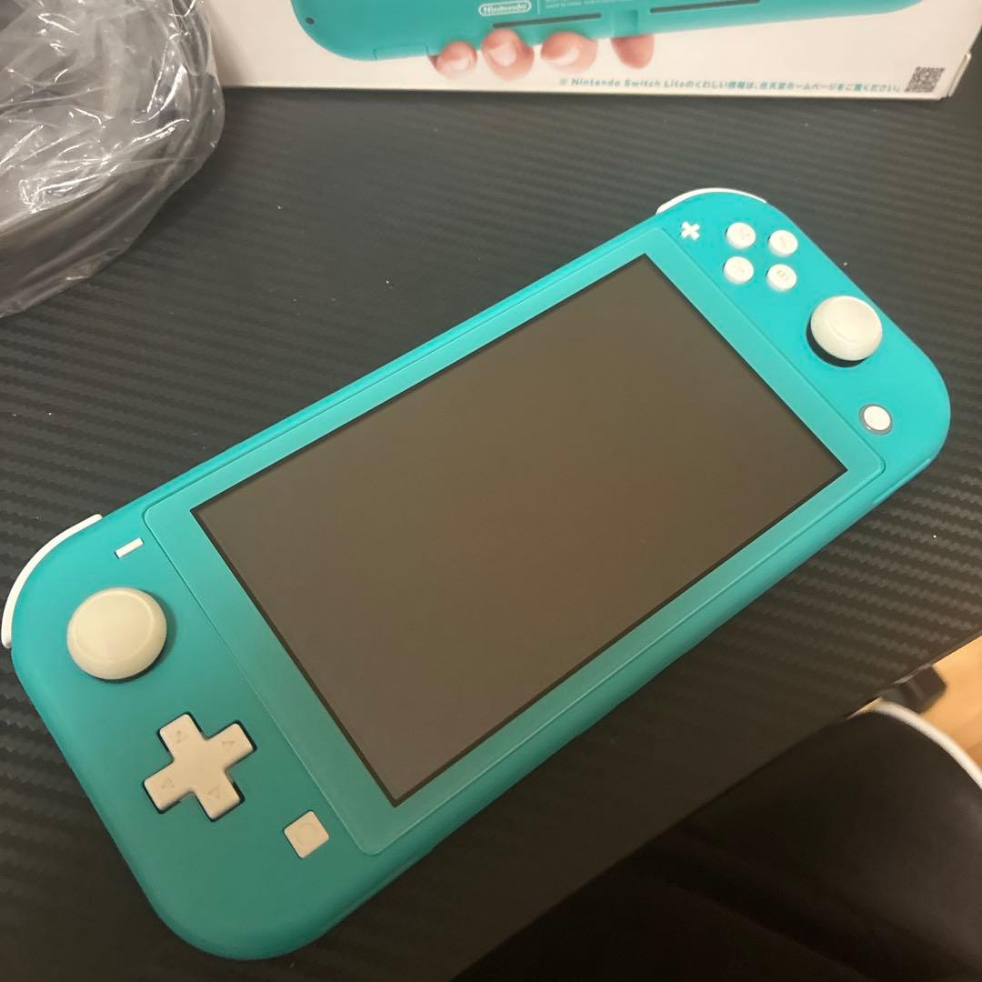 Nintendo Switch Lite ターコイズ　本体・充電器
