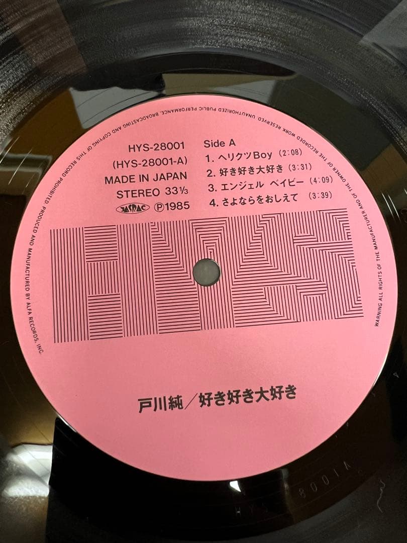 Jun Togawa – Suki Suki Daisuki LP+EP 邦楽