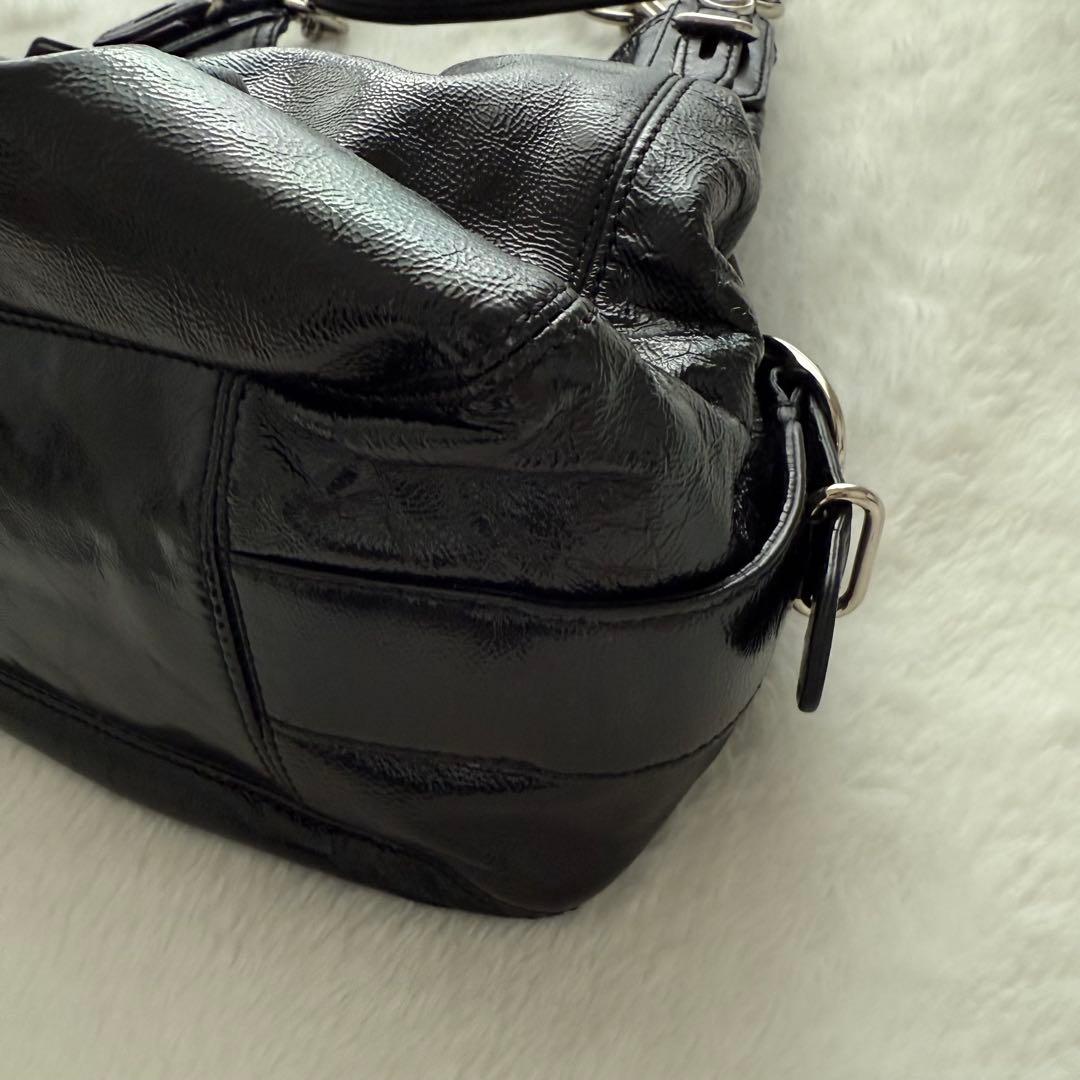 COACH ブラック ショルダーバッグ