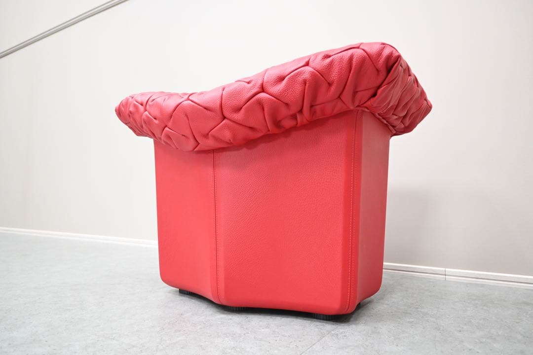 【展示極美品】Poltrona Frau 1人掛けソファ オットマン