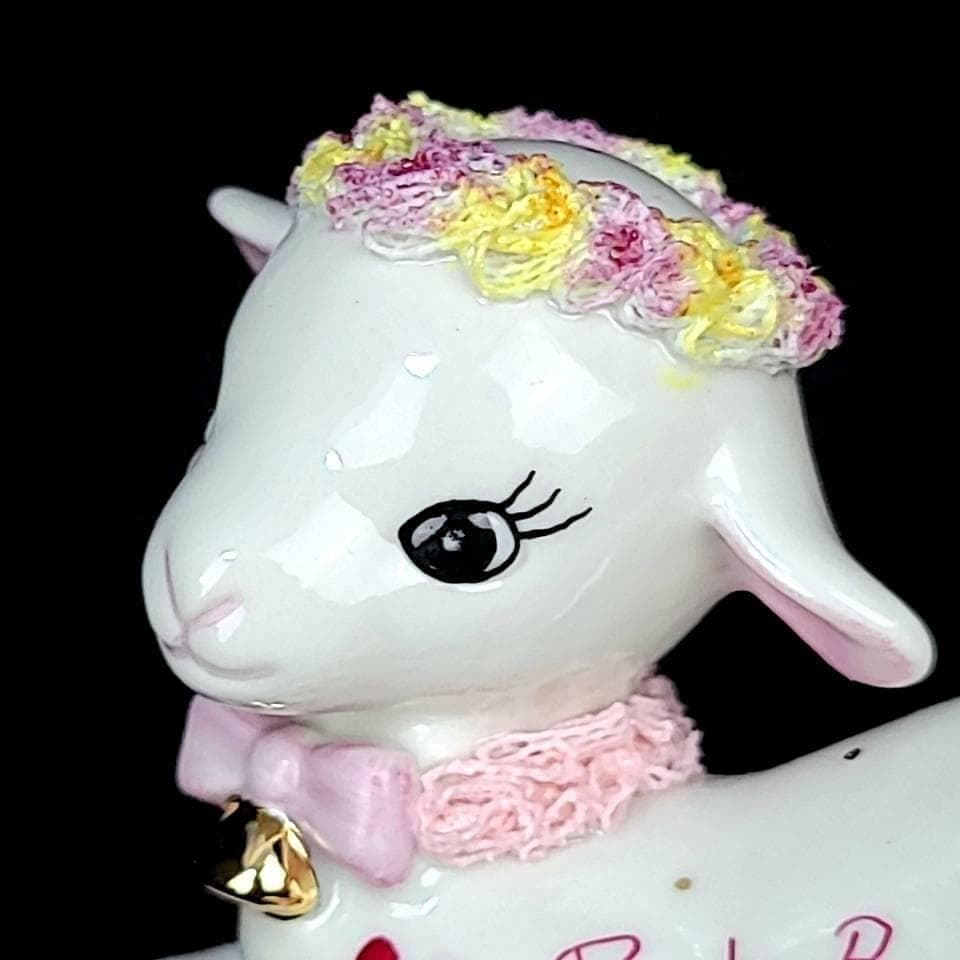 ●美品◇アイリッシュドレスデン　羊　ひつじ　未年　2015　箱つき　干支 0