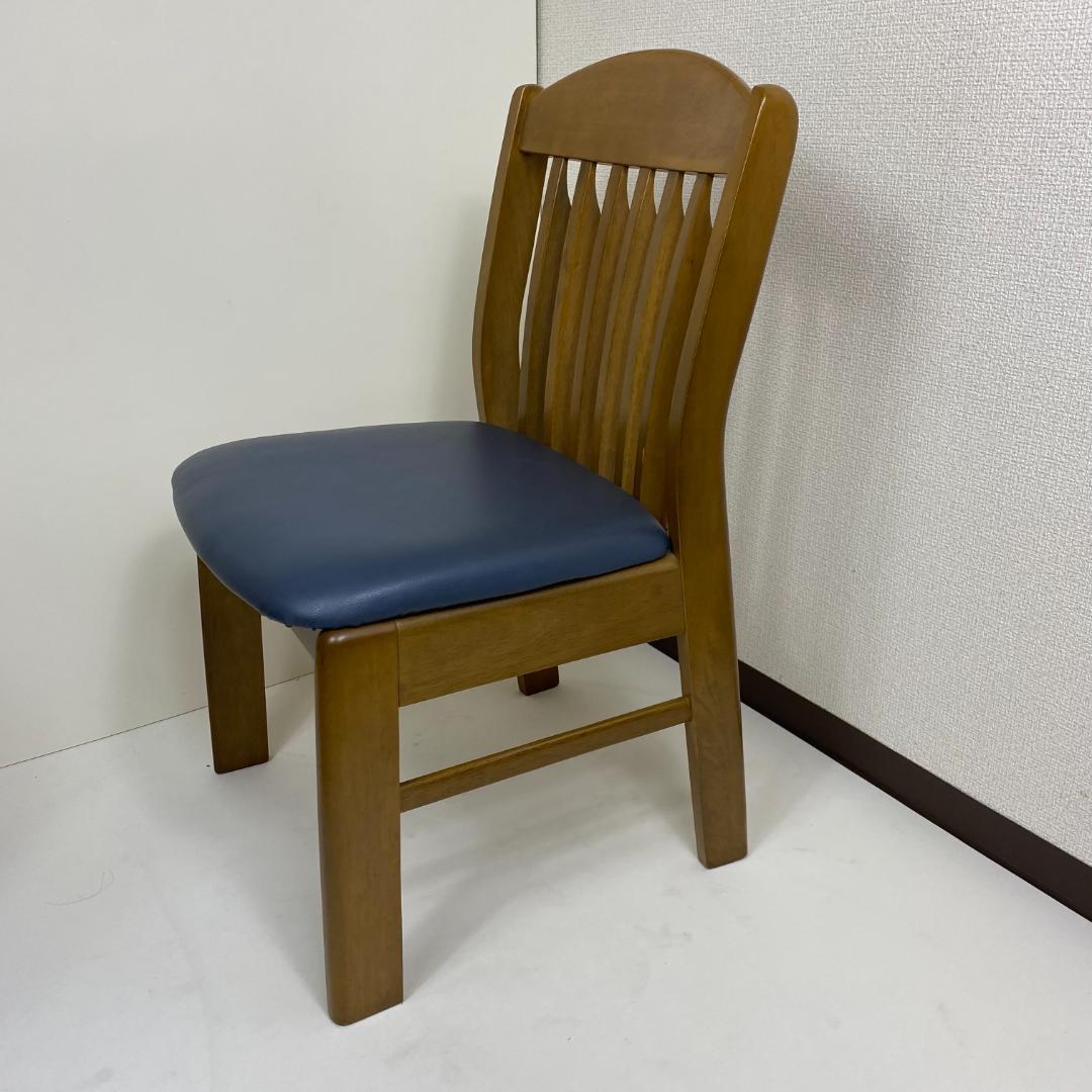 【匿名配送】2脚セット 松田家具 ダイニングチェア 椅子 昭和レトロ 木製