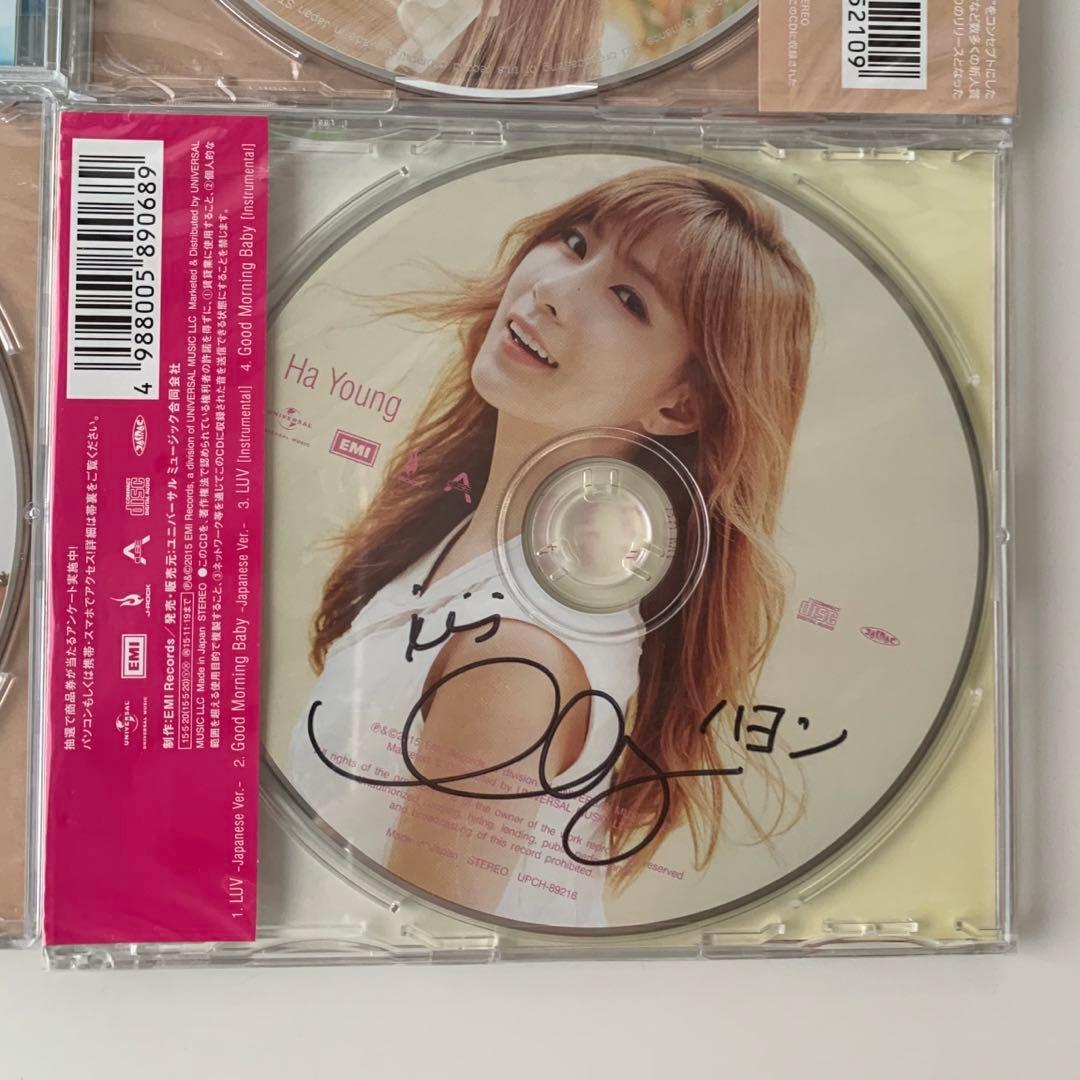 【Apinkサイン入りCD×4‪／ピンクシーズンLIVE TOUR 2015‪】