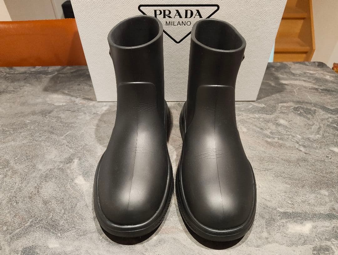 値下げ【美品】PRADA レインブーツ(41) ブラック