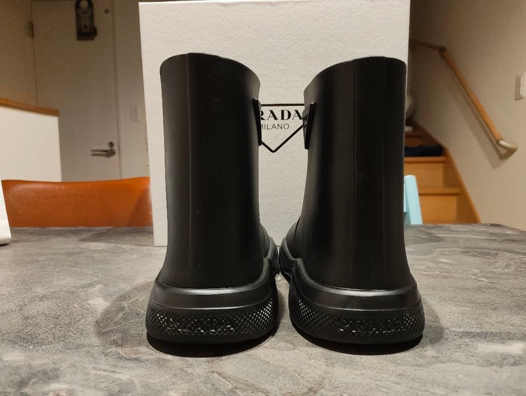 値下げ【美品】PRADA レインブーツ(41) ブラック