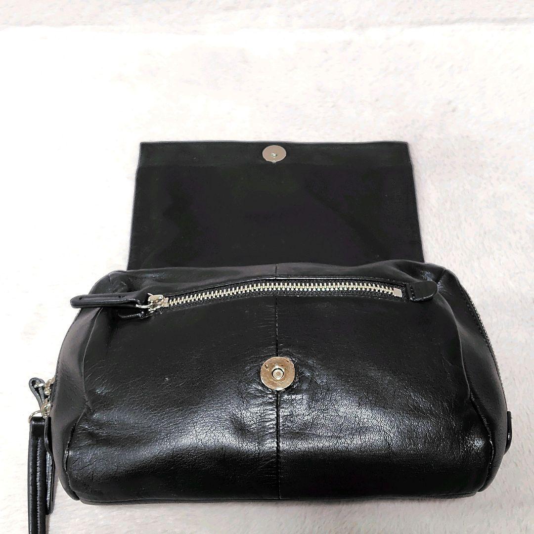 美品✨　kawakawa ショルダーバッグ　貝ボタン　斜め掛け　金具　人気